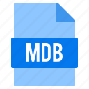 document, extension, file, mdb, types 