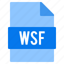 document, extension, file, types, wsf