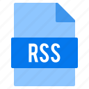 document, extension, file, rss, types