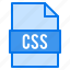 css, document, extension, file, types 