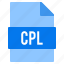 cpl, document, extension, file, types 