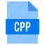 cpp, document, extension, file, types 