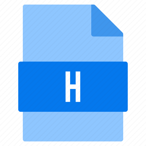 Document, extension, file, h, types icon - Download on Iconfinder