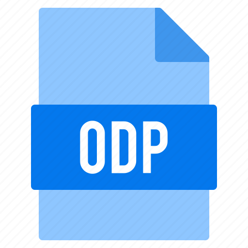 Document, extension, file, odp, types icon - Download on Iconfinder