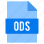 document, extension, file, ods, types 