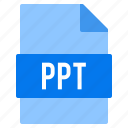 document, extension, file, ppt, types