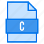 c, document, extension, file, types 