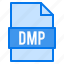 dmp, document, extension, file, types 