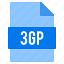 3gp, document, extension, file, types