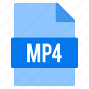 document, extension, file, mp4, types