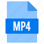 document, extension, file, mp4, types 