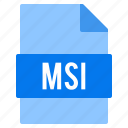 document, extension, file, msi, types