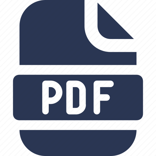 Solid, document, pdf, document pdf, file, format, file type icon icon - Download on Iconfinder