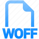 filetype, woff, web, font, format, extension, document, data, style