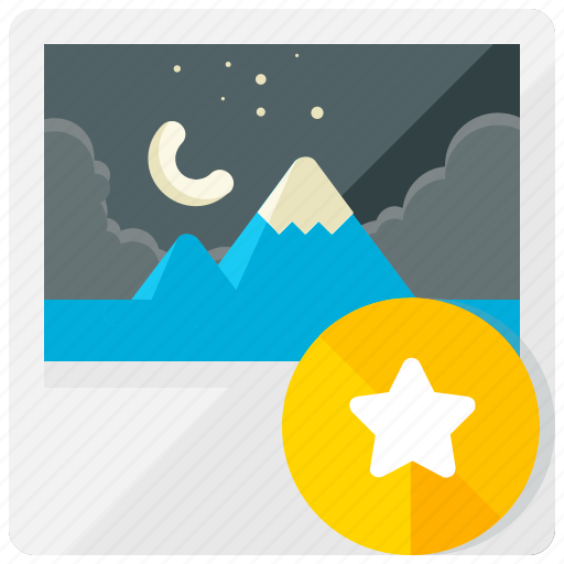 Bookmark, image, favourite, files, photography, picture, star icon - Download on Iconfinder