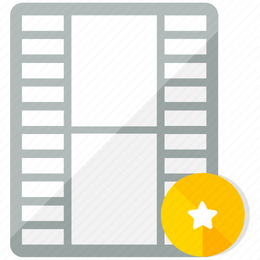 Bookmark, video, files, media, multimedia, star icon - Download on Iconfinder