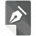 pen, design, edit, files, tool, write