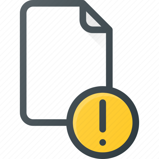 Attention, documen, file, paper icon - Download on Iconfinder