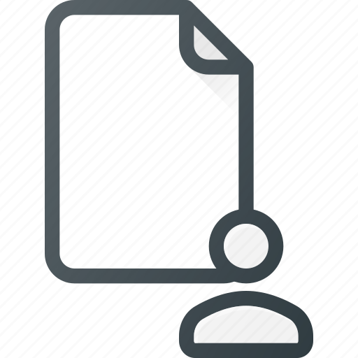 Documen, file, paper, personal, user icon - Download on Iconfinder