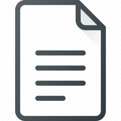 Documen, file, paper, text, write icon - Download on Iconfinder