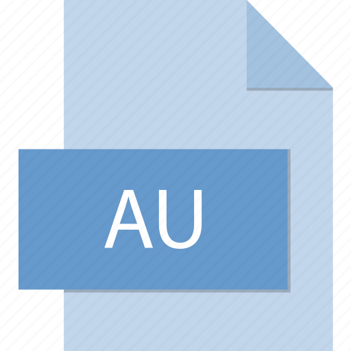 Au, audio, file, format icon - Download on Iconfinder