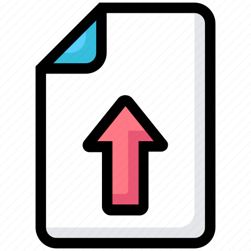 Arrow, file, up, upload icon - Download on Iconfinder