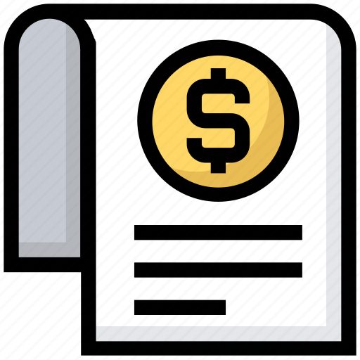 Dollar, list, money, page, shopping icon - Download on Iconfinder