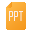 document, extension, file, file format, file type, format, ppt