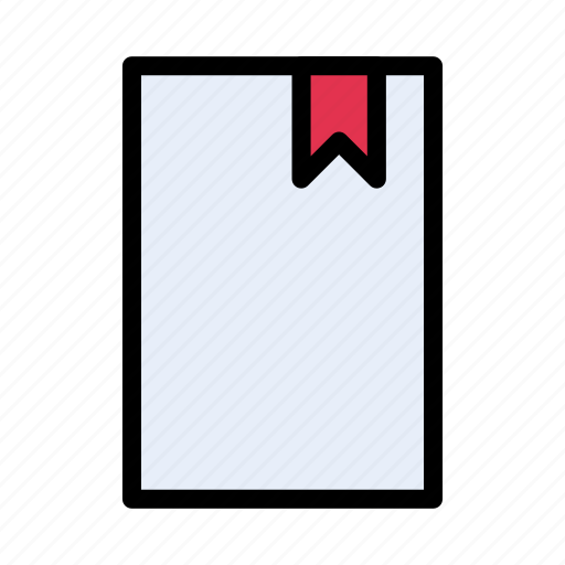 Bookmark, document, file, save, sheet icon - Download on Iconfinder