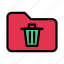 delete, directory, folder, recyclebin, trash 