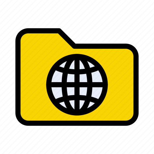 Directory, folder, global, web, world icon - Download on Iconfinder