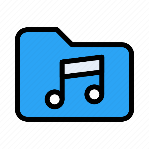Audio, files, folder, mp3, music icon - Download on Iconfinder