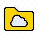 cloud, files, folder, online, storage