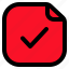 approve, verified, note, organization, productivity, digital, notes, software 