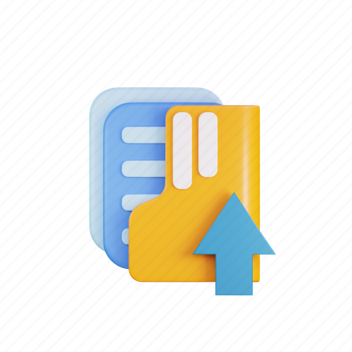 Folder, upload, file, document, report, business, archive icon - Download on Iconfinder