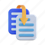 duplicate, file, document, folder, report, business, archive, chart 