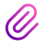 attachment, attach, file, paper, clip, link, and, folders 