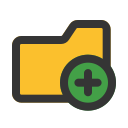 new, folder, file, storage, document, add, files, and, folders