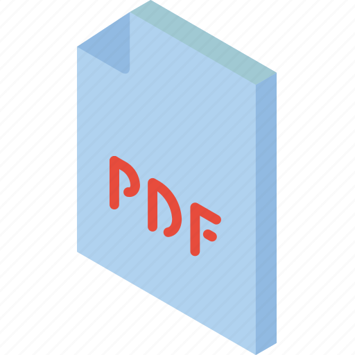 File, folder, iso, isometric, pdf icon - Download on Iconfinder