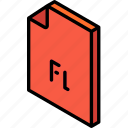 file, flash, folder, iso, isometric