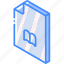bookmarks, file, folder, iso, isometric 