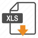 document, download, excel, file, xls