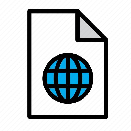 Document, file, format, html, internet, network, world icon - Download on Iconfinder