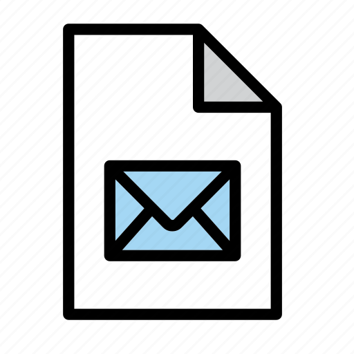 Document, file, format, email, eml, envelope, mail icon - Download on Iconfinder