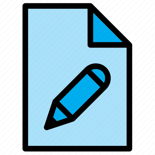 Design, document, edit, extension, file, pencil, settings icon - Download on Iconfinder