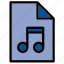 audio, document, extension, file, mp3, music, sound 