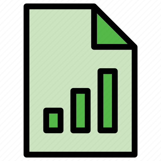 Document, extension, file, finance, graph, pipe, vertical bar icon - Download on Iconfinder