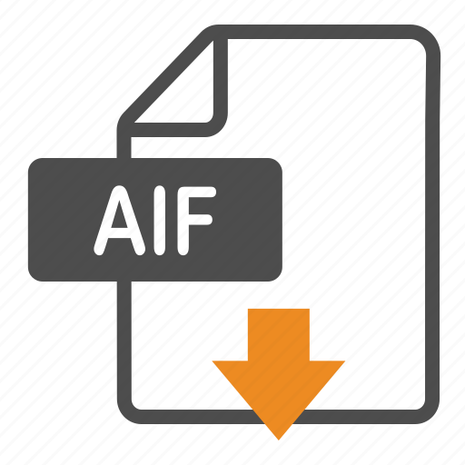 Aif, audio, document, download, extension, file, format icon - Download on Iconfinder