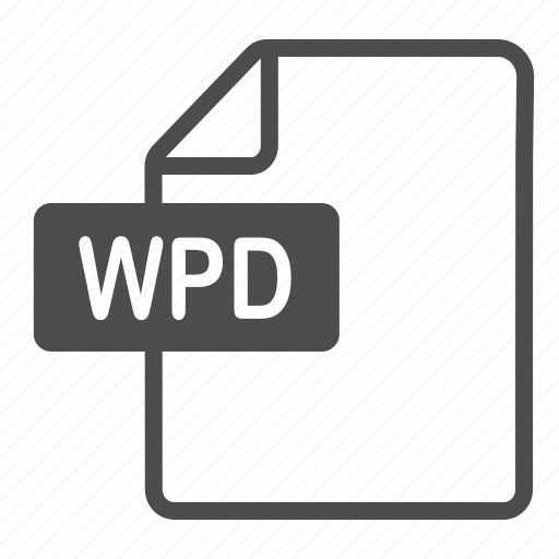 Document, extension, file, format, wordperfect, wpd icon - Download on Iconfinder