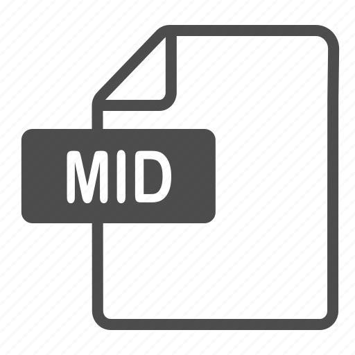 Document, extension, file, format, mid, midi icon - Download on Iconfinder